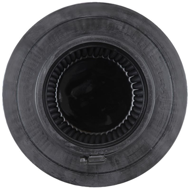 K&N Universal Rubber Filter-Round Tapered 4.5in Flange ID x 8in Base OD x 6.625in Top OD x 8in H -  Shop now at Performance Car Parts