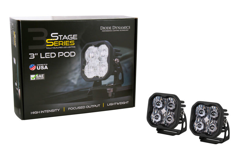 Diode Dynamics SS3 LED Pod Max - White Driving Standard (Pair) -  Shop now at Performance Car Parts
