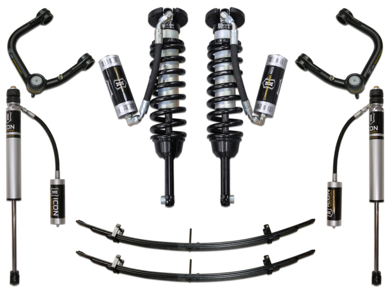 ICON 05-15 Toyota Tacoma 0-3.5in/2016+ Toyota Tacoma 0-2.75in Stg 4 Suspension System w/Tubular Uca -  Shop now at Performance Car Parts