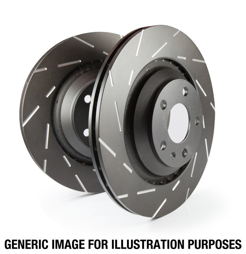 EBC 85-88 Chevrolet Camaro (3rd Gen) 2.8 (Performance Package) USR Slotted Front Rotors -  Shop now at Performance Car Parts