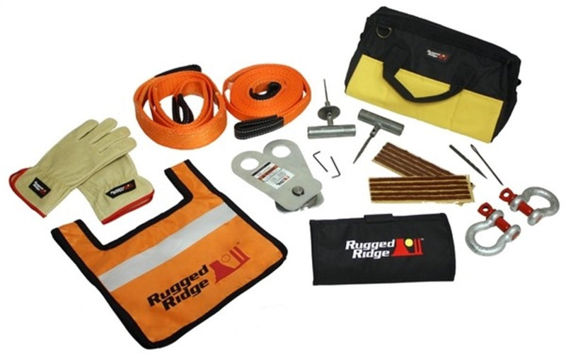Rugged Ridge ATV/UTV Deluxe Recovery Gear Kit -  Shop now at Performance Car Parts