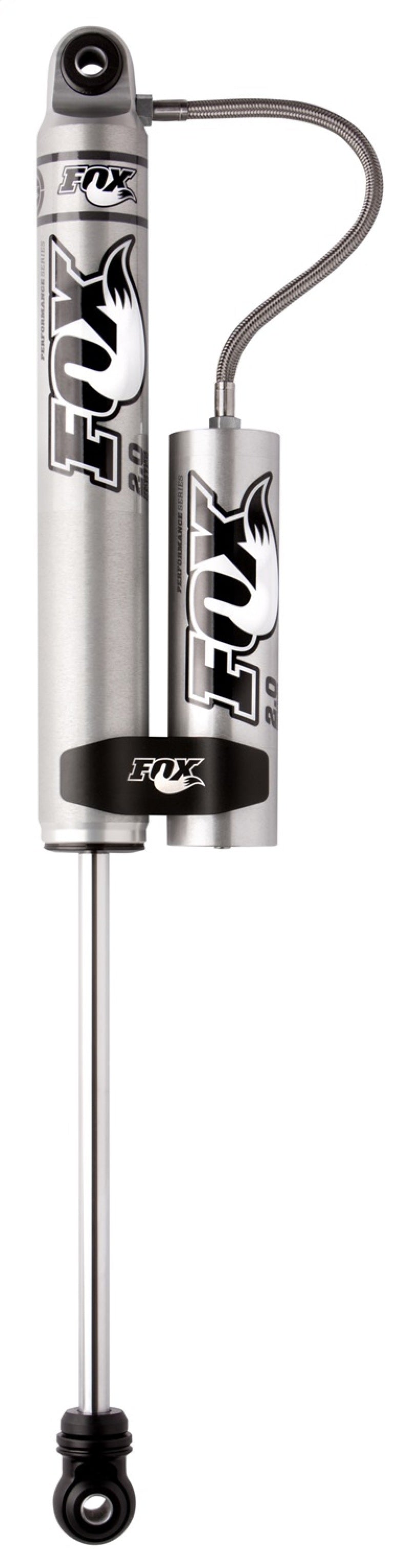 Fox 99+ Chevy HD 2.0 Performance Series 12.1in. Smooth Body Remote Res. Rear Shock / 4-6in. Lift -  Shop now at Performance Car Parts