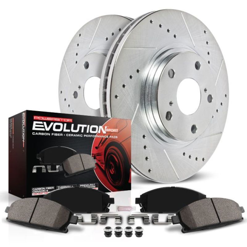 Power Stop 15-19 Ford Mustang Front Z23 Evolution Sport Brake Kit -  Shop now at Performance Car Parts