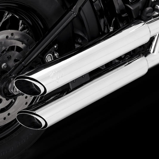 Vance & Hines 18-22 Harley Davidson Softail Twin Slash S/OS PCX Slip-On Exhaust - Chrome -  Shop now at Performance Car Parts