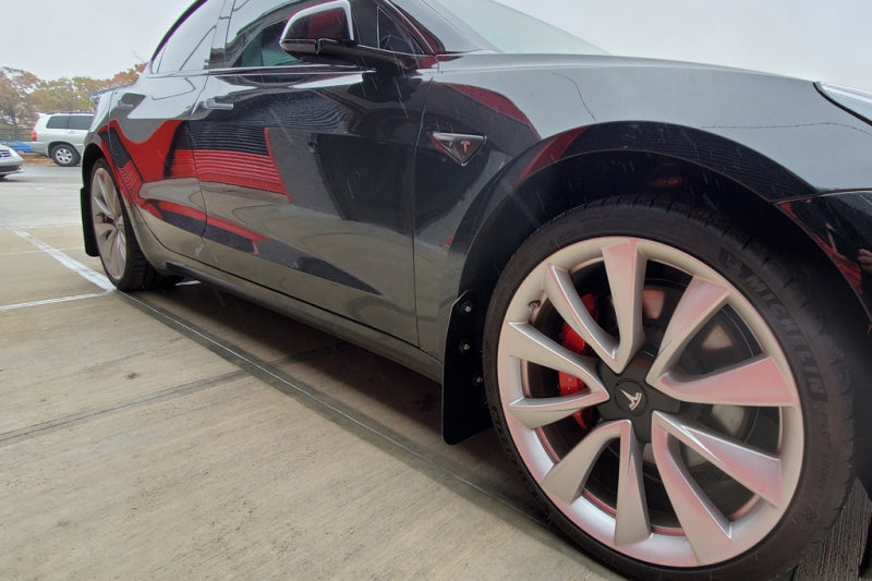 Rally Armor 17-22 Tesla Model 3 Black UR Mud Flap w/ Blue Logo -  Shop now at Performance Car Parts