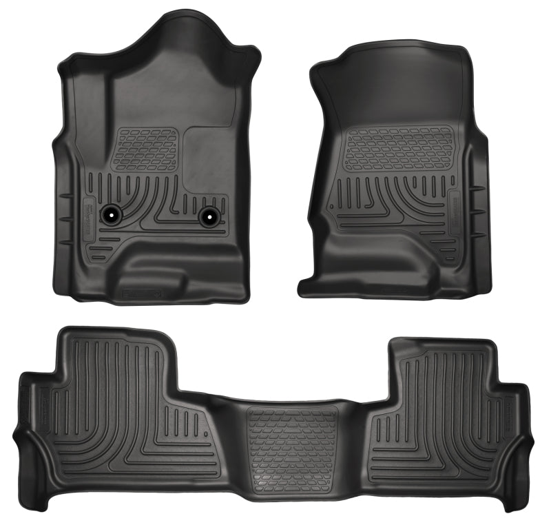 Husky Liners 2015 Chevy/GMC Tahoe/Yukon WeatherBeater Combo Black Floor Liners -  Shop now at Performance Car Parts