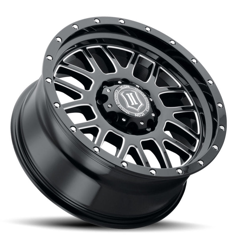 ICON Alpha 20x9 8x170 0mm Offset 5in BS Gloss Black Milled Spokes Wheel -  Shop now at Performance Car Parts