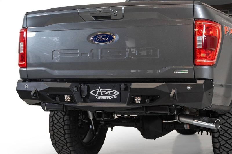 Addictive Desert Designs 2021 Ford F-150 Stealth Fighter Rear Bumper w/ Back up Sensors -  Shop now at Performance Car Parts
