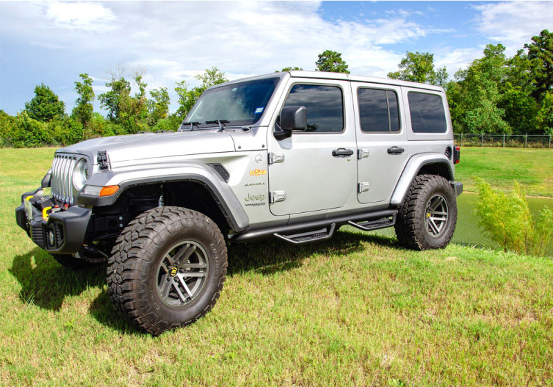 N-Fab Podium LG 2018 Jeep Wrangler JL 4DR SUV - Full Length - Tex. Black - 3in -  Shop now at Performance Car Parts