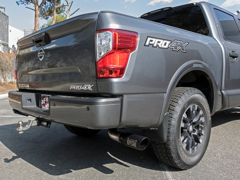 aFe MACHForce XP 2.5in Cat-Back Exhaust System w/ Black Tip Nissan Frontier 17-19 V8-5.6L -  Shop now at Performance Car Parts
