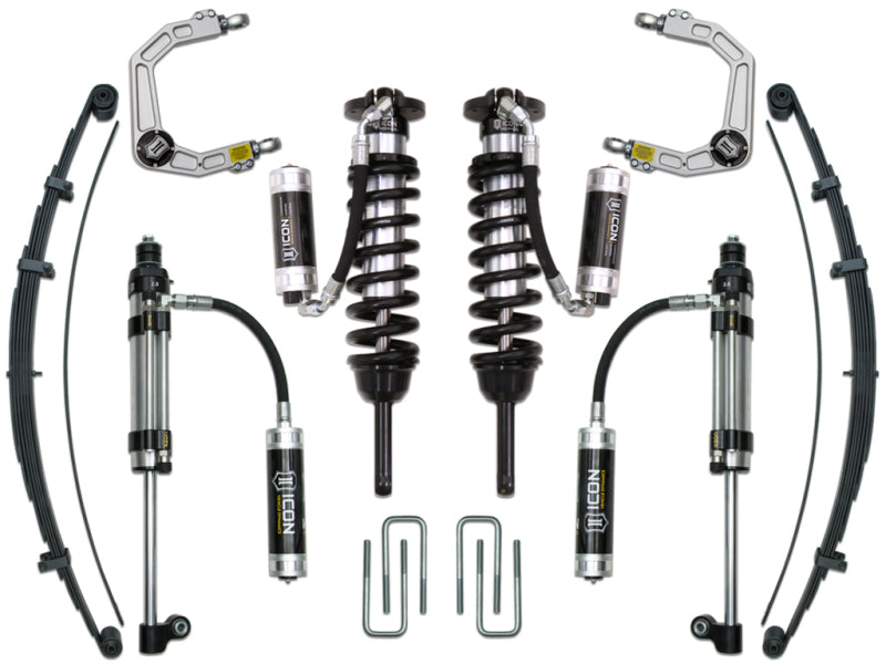 ICON 05-15 Toyota Tacoma 0-3.5in/16-17 Toyota Tacoma 0-2.75in Stg 10 Suspension System w/Billet Uca -  Shop now at Performance Car Parts
