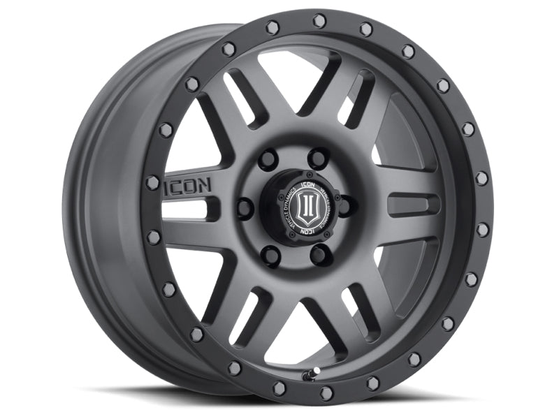 ICON Six Speed 17x8.5 6x5.5 0mm Offset 4.75in BS 108mm Bore Titanium Wheel -  Shop now at Performance Car Parts