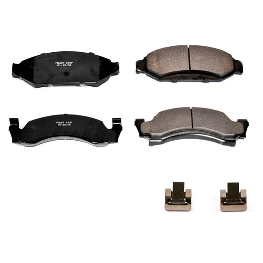 Power Stop 87-93 Ford Bronco Front Z17 Evolution Ceramic Brake Pads w/Hardware -  Shop now at Performance Car Parts