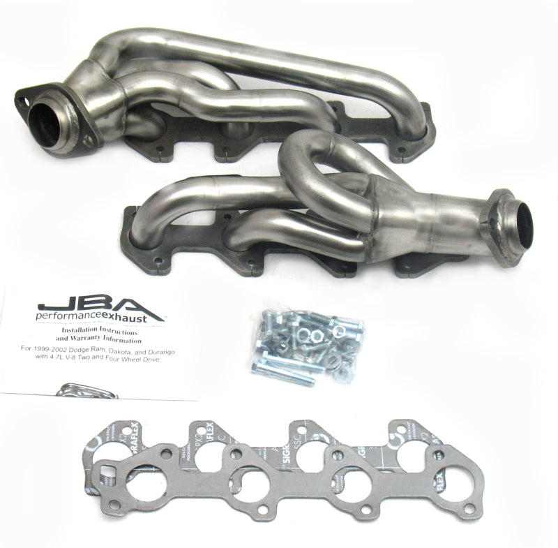 JBA 00-03 Dodge 4.7L PowerTech 1-1/2in Primary Raw 409SS Cat4Ward Header -  Shop now at Performance Car Parts
