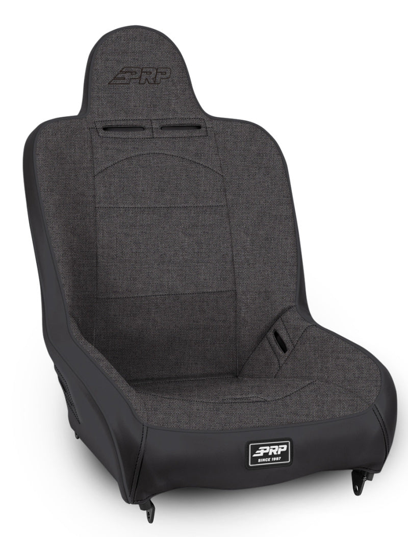 PRP Premier High Back Suspension Seat (Two Neck Slots) - All Grey -  Shop now at Performance Car Parts