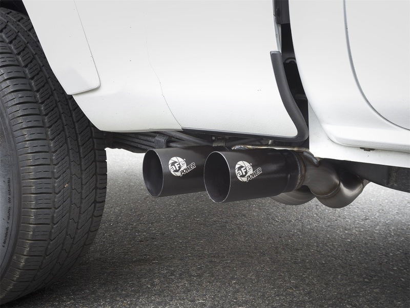 aFe Rebel Exhausts Cat-Back SS 16 Toyota Tacoma V6-3.5L w/ Black Tips -  Shop now at Performance Car Parts