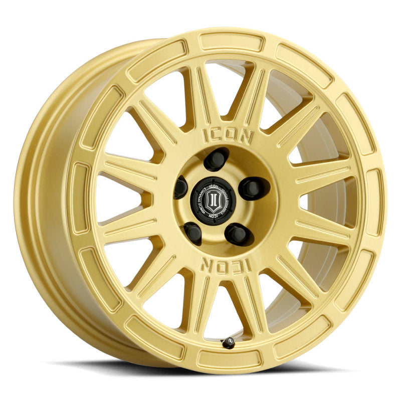ICON Ricochet 17x8 5x4.5 38mm Offset 6in BS - Gloss Gold Wheel -  Shop now at Performance Car Parts
