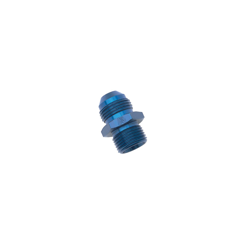 Russell Performance -6 AN Flare to 16mm x 1.5 Metric Thread Adapter (Blue) -  Shop now at Performance Car Parts