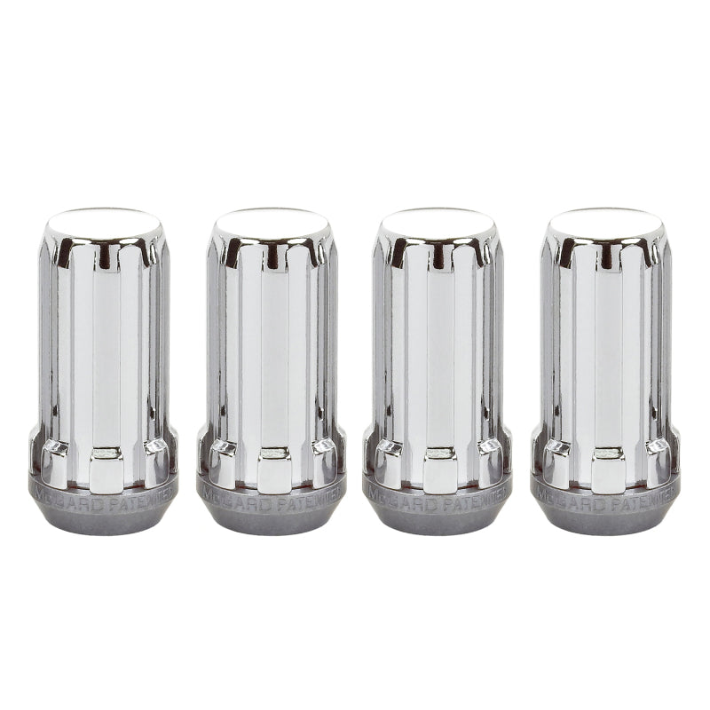McGard SplineDrive Lug Nut (Cone Seat) M14X1.5 / 1.935in. Length (4-Pack) - Chrome (Req. Tool) -  Shop now at Performance Car Parts