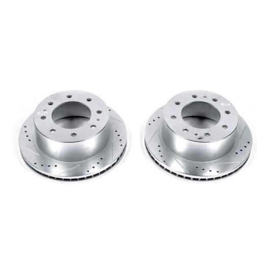 Power Stop 11-19 Chevrolet Silverado 2500 HD Rear Evolution Drilled & Slotted Rotors - Pair -  Shop now at Performance Car Parts