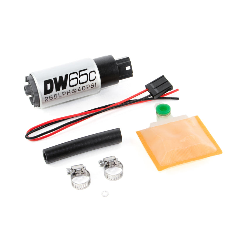 DeatschWerks 265 LPH DW65C Series Compact Fuel Pump w/o Mounting Clips (w/ Universal Install Kit) -  Shop now at Performance Car Parts