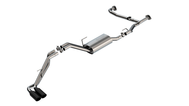 Borla 22-23 Nissan Frontier 3.8L V6 2WD/4WD AT S-Type Catback Exhaust - Black Chrome Tips -  Shop now at Performance Car Parts