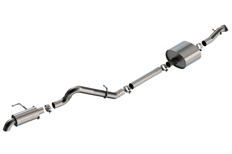 Borla 21-22 Ford Bronco 2.7L 2DR/4DR T-304 Stainless Steel Cat-Back Touring Exhaust - Brushed -  Shop now at Performance Car Parts