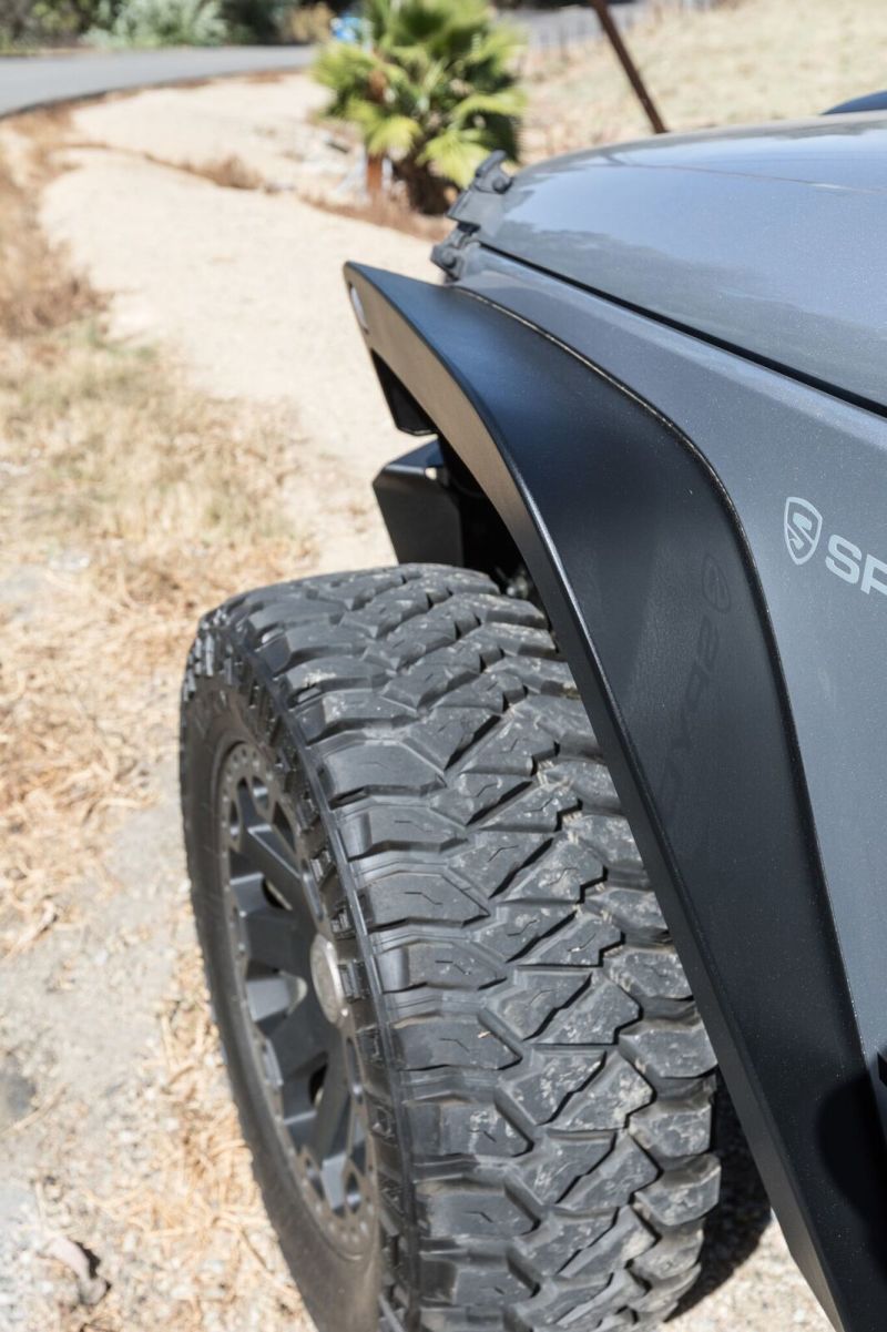 Go Rhino 07-18 Jeep Wrangler JK/JKU Trailline Front Fenders 6 inch -  Shop now at Performance Car Parts