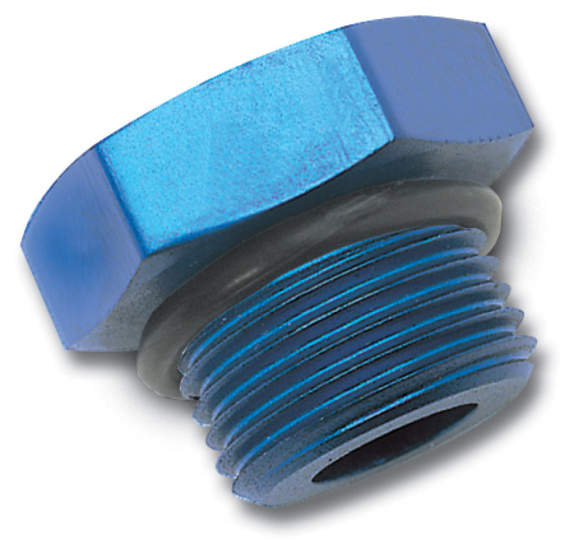 Russell Performance -3 AN Straight Thread Plug (Blue) (Blue) -  Shop now at Performance Car Parts