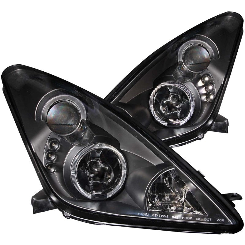 ANZO 2000-2005 Toyota Celica Projector Headlights w/ Halo Black -  Shop now at Performance Car Parts