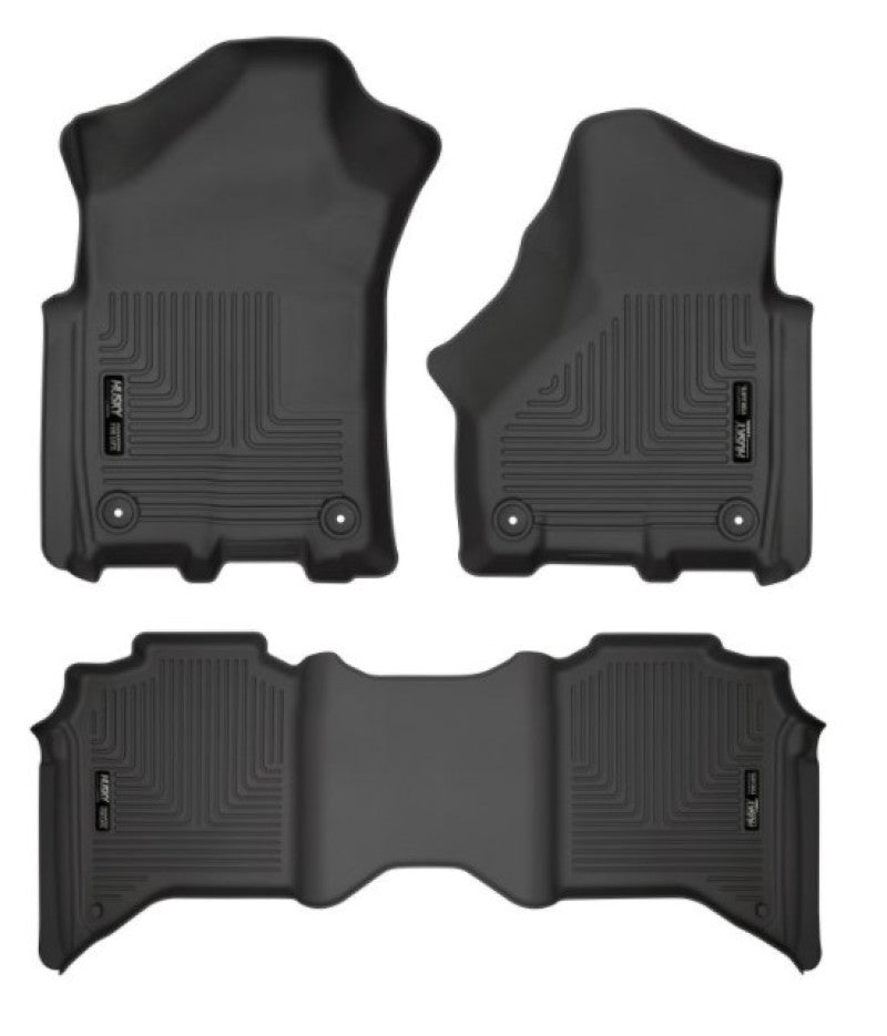 Husky Liners 19-21 Ram 2500/3500 Crew Cab Weatherbeater Black Front & 2nd Seat Floor Liners -  Shop now at Performance Car Parts