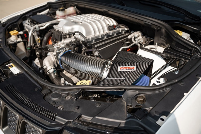Corsa 20-23 Dodge Durango SRT Hellcat Carbon Fiber Air Intake w/ MaxFlow 5 Oil Filt. -  Shop now at Performance Car Parts