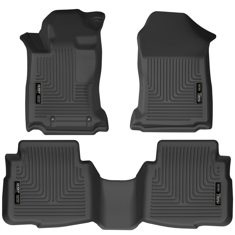 Husky Liners 2020 Subaru Legacy/Outback WeatherBeater Black Front & 2nd Seat Floor Liners -  Shop now at Performance Car Parts