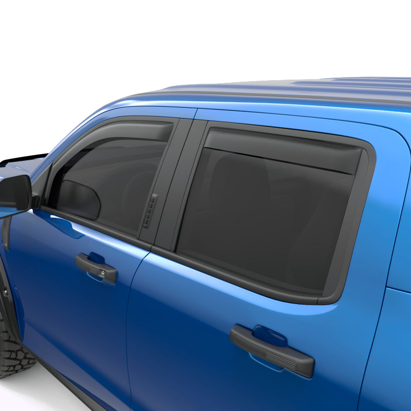 EGR 2022+ Ford Maverick In Channel Window Visors Front/Rear Set - Matte Black Crew Cab -  Shop now at Performance Car Parts