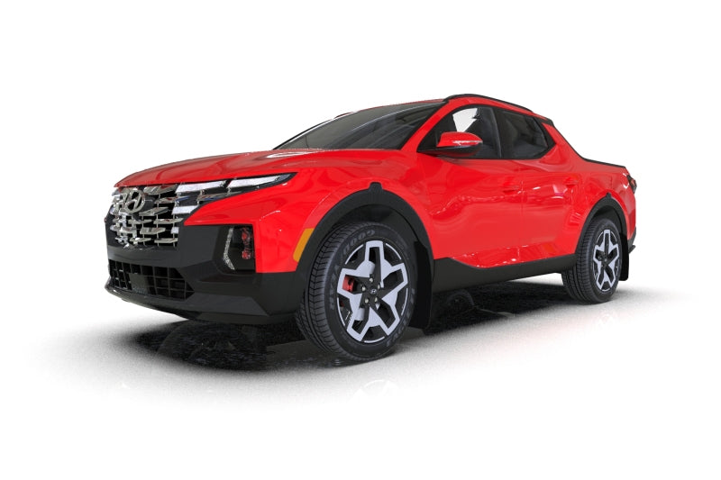 Rally Armor 2022 Hyundai Santa Cruz Black UR Mud Flap w/ Red Logo -  Shop now at Performance Car Parts