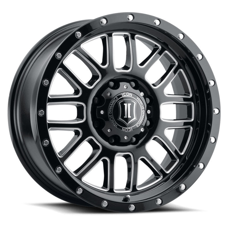 ICON Alpha 20x9 8x180 12mm Offset 5.5in BS Gloss Black Milled Spokes Wheel -  Shop now at Performance Car Parts