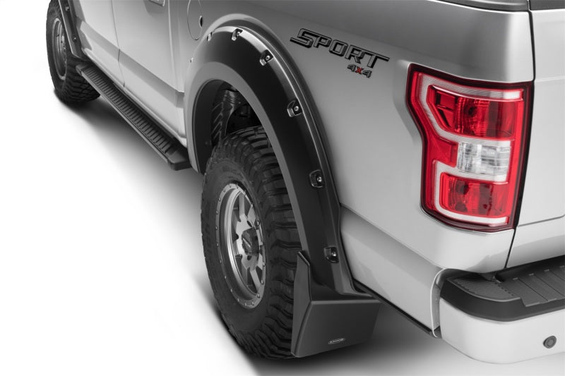 Bushwacker 14-21 Toyota Tundra Trail Armor Rear Mud Flaps (Fits Pocket Style Flare) -  Shop now at Performance Car Parts