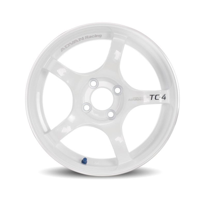 Advan TC4 18x8 +45 5-114.3 Racing White Wheel - Performance Car Parts