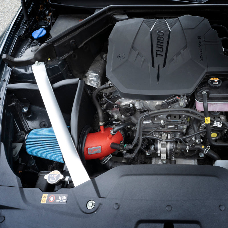 Injen 22-23 Kia Stinger 2.5L Turbo L4 Wrinkle Black Short Ram Tuned Intake System -  Shop now at Performance Car Parts