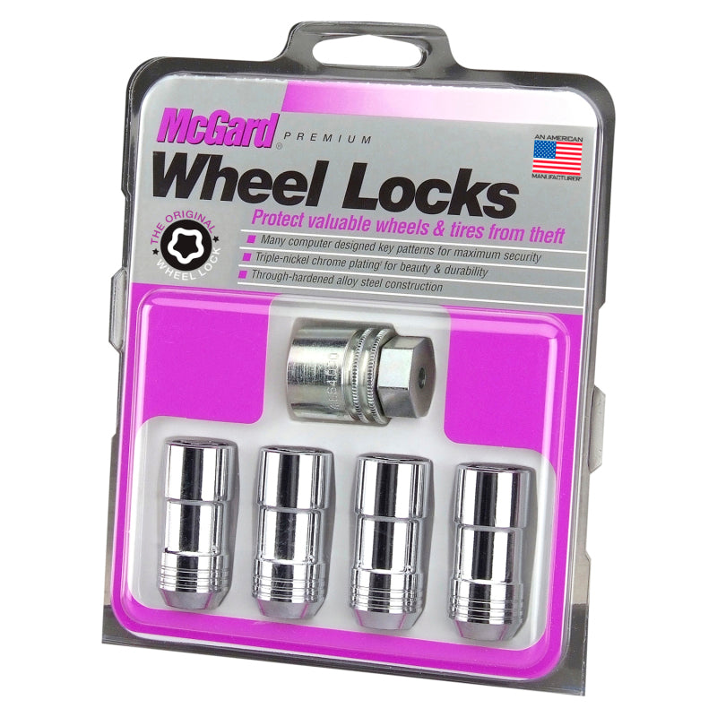 McGard Wheel Lock Nut Set - 4pk. (Cone Seat) 9/16-18 / 7/8 Hex / 1.765in. Length - Chrome -  Shop now at Performance Car Parts