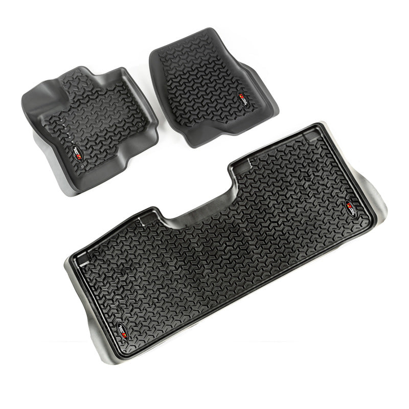 Rugged Ridge Floor Liner Front/Rear Black 2015-2017 Ford F-150 / Raptor -  Shop now at Performance Car Parts