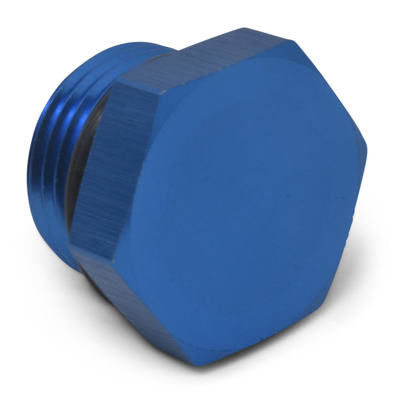 Russell Performance -6 AN Straight Thread Plug (Blue) -  Shop now at Performance Car Parts
