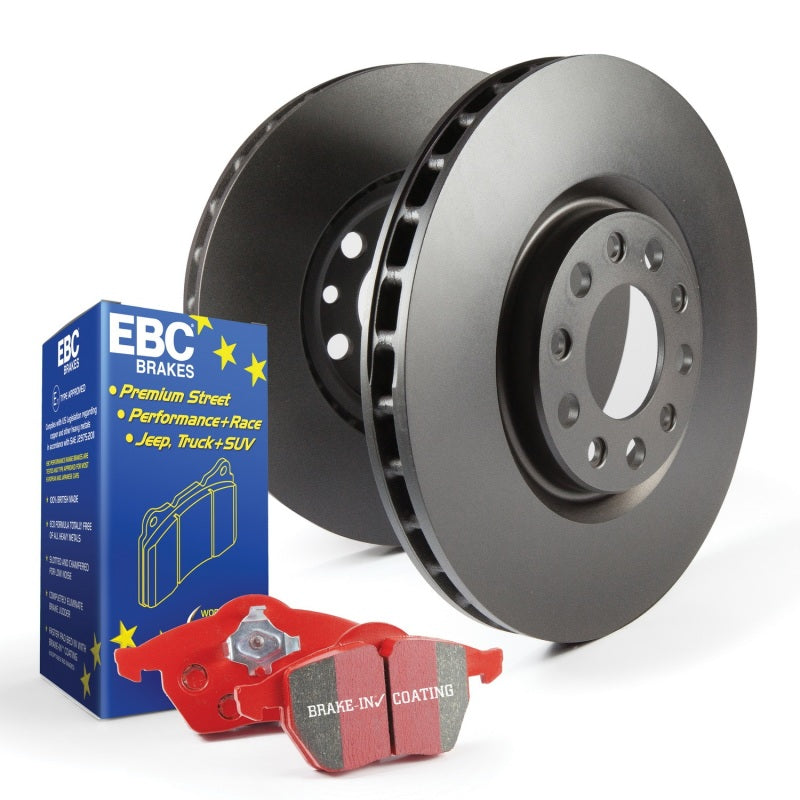 EBC S12 Kits Redstuff Pads and RK Rotors -  Shop now at Performance Car Parts
