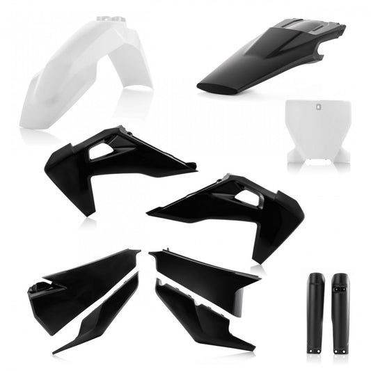 Acerbis 19-22 Husqvarna 125-450 TC/ FX/ FC/ TX/ TX-i Full Plastic Kit - White/Black