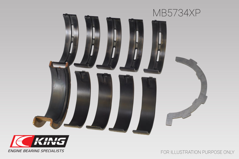 King Ford Mustang 302 Coyote (Size .25) Performance Main Bearing Set -  Shop now at Performance Car Parts