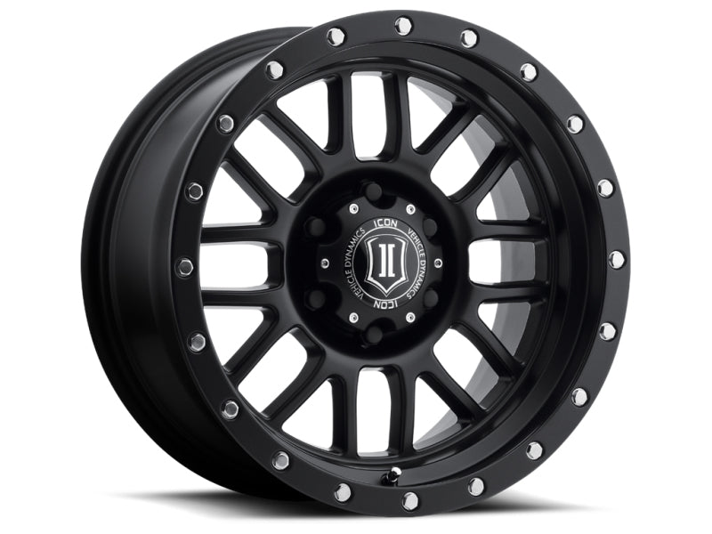 ICON Alpha 17x8.5 5x5 0mm Offset 4.75in BS 71.5mm Bore Satin Black Wheel -  Shop now at Performance Car Parts