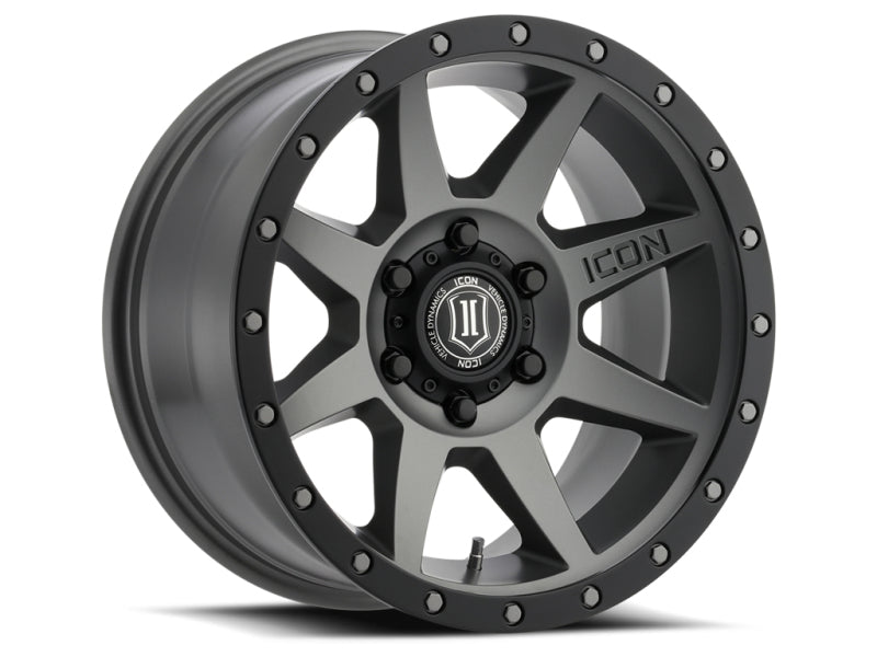 ICON Rebound 17x8.5 6x135 6mm Offset 5in BS 87.1mm Bore Titanium Wheel -  Shop now at Performance Car Parts