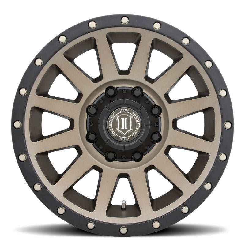 ICON Compression 18x9 8x6.5 12mm Offset 5.5in BS Bronze Wheel -  Shop now at Performance Car Parts