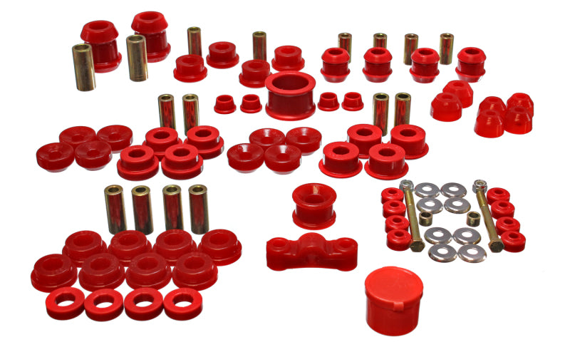 Energy Suspension 94-01 Acura Integra (except Type R) Red Hyper-Flex Master Bushing Set -  Shop now at Performance Car Parts