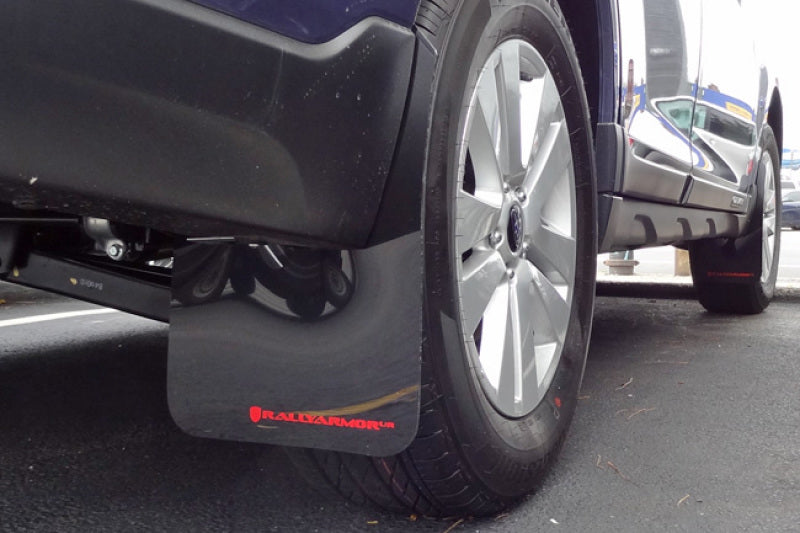 Rally Armor 15-19 Subaru Outback Black UR Mud Flap w/ Red Logo -  Shop now at Performance Car Parts